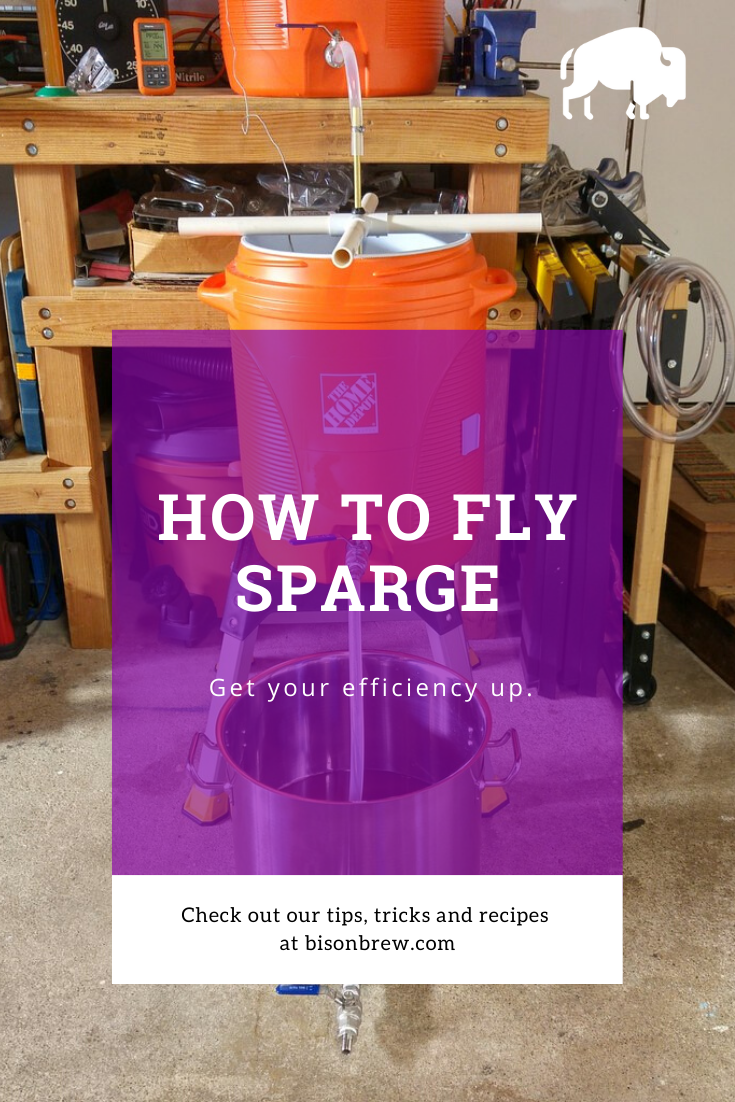 fly sparging or continuous sparge on an igloo cooler