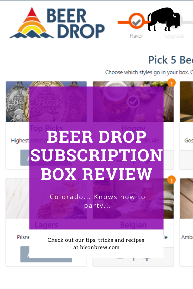 Beer Drop Subscription Box Beer Of The Month Club